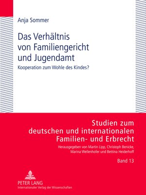 cover image of Das Verhältnis von Familiengericht und Jugendamt